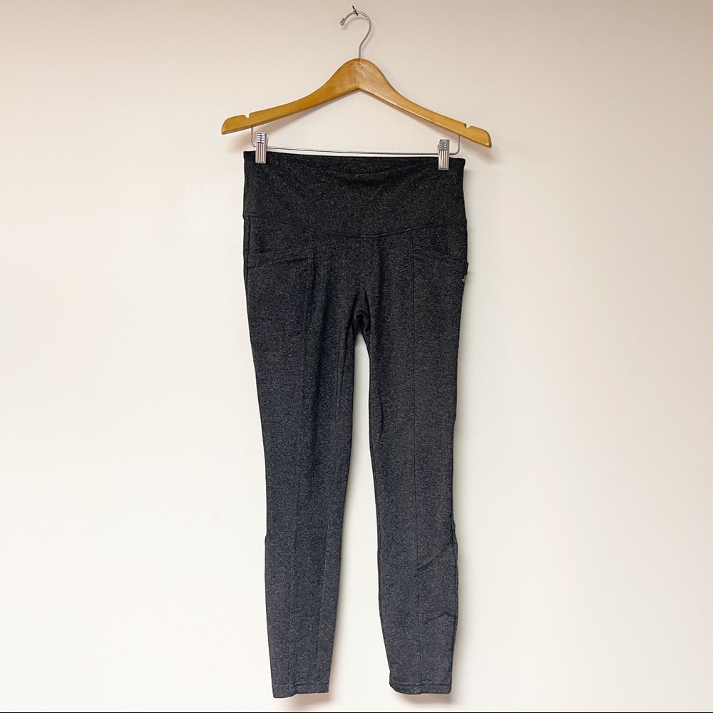PrAna High Waisted Grey Leggings w Pockets